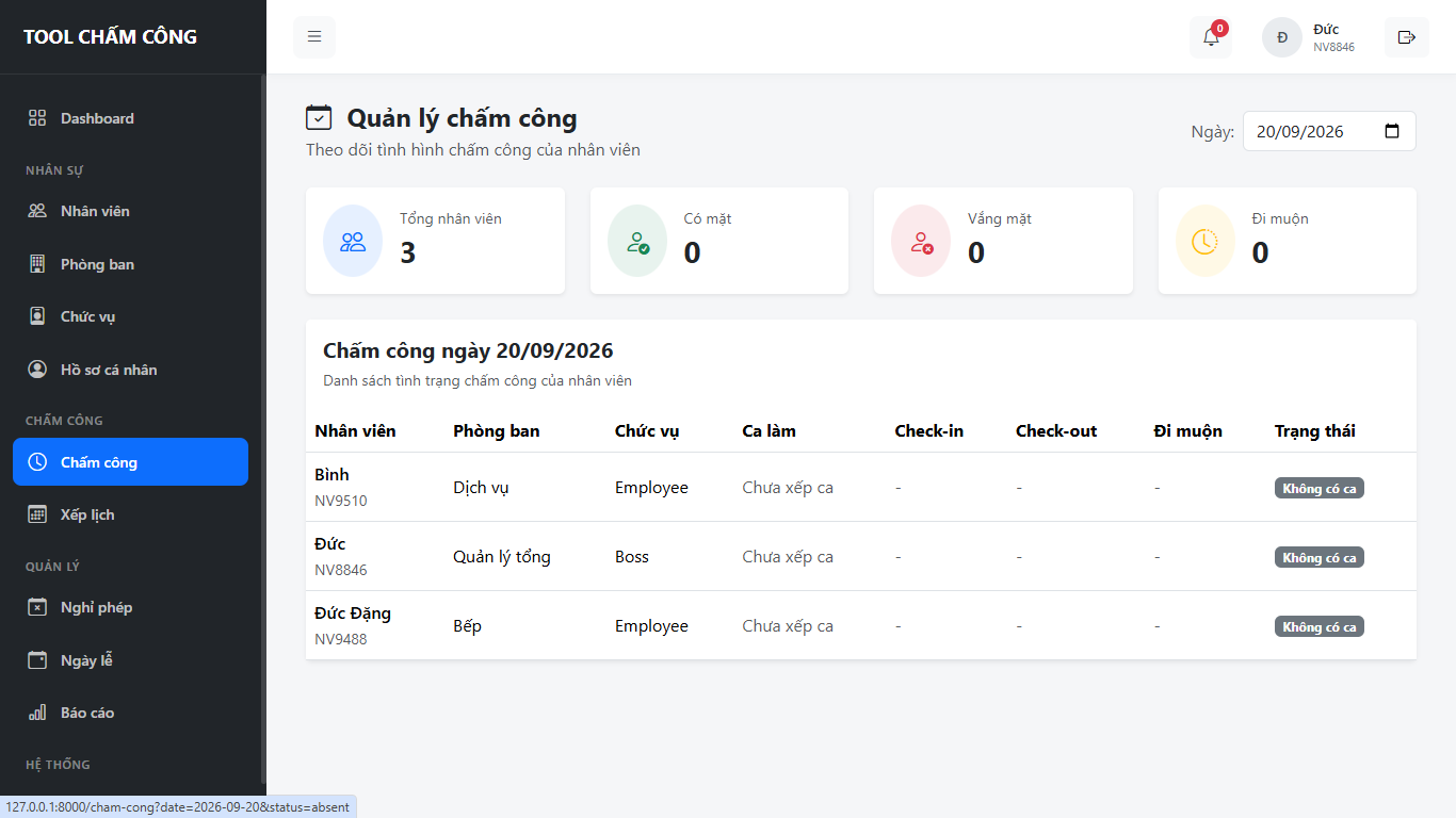 Quản lý chức vụ